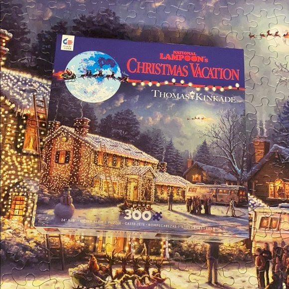 Thomas Kinkade Games National Lampoons Christmas Vacation Puzzle 30 Pc Poshmark